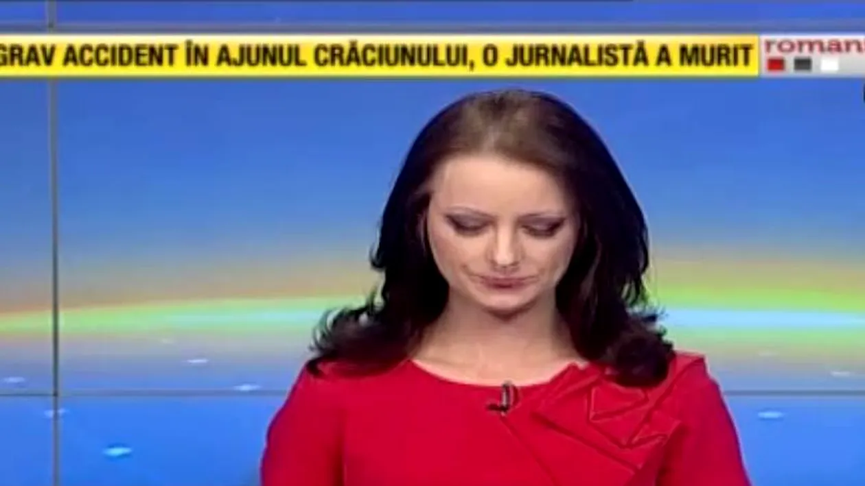 Tragedie in presa de Craciun! O prezentatoare de la Romania TV a inceput sa planga in direct
