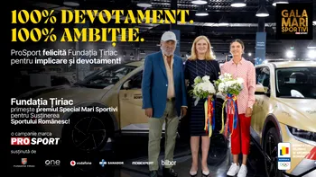 Fundația Ion Țiriac, premiul special pentru Investiții în Sport la Gala Mari Sportivi ProSport 2024!