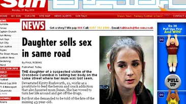 Se prostitueaza pe strada de pe care a fost rapita mama sa!