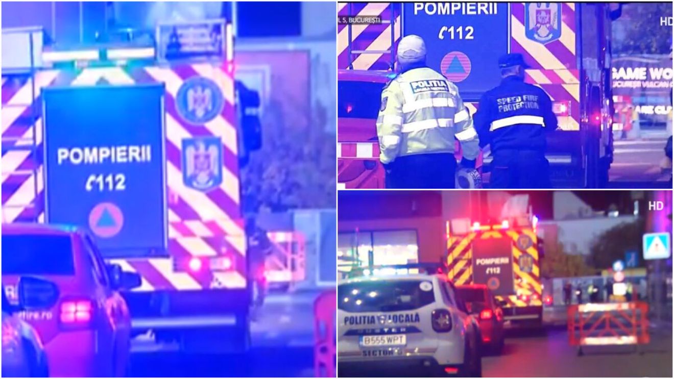 Alertă în sectorul 5! Supermarket evacuat din cauza mirosului puternic de gaze. Pompierii intervin la fața locului