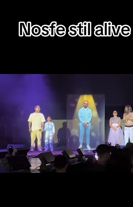 NOSFE, pe scenă la Arenele Romane! Trupa Șatra B.E.N.Z. i-a adus un omagiu cu ajutorul inteligenței artificiale/ sursă foto: TikTok