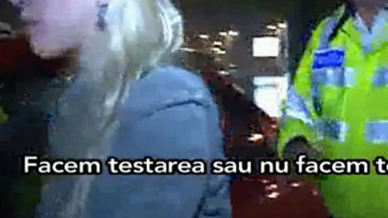 O profesoara din Bucuresti, costumata in vampir, prinsa beata la volan in centrul Capitalei! Mergea in zig-zag si a refuzat sa sufle in etilotest!