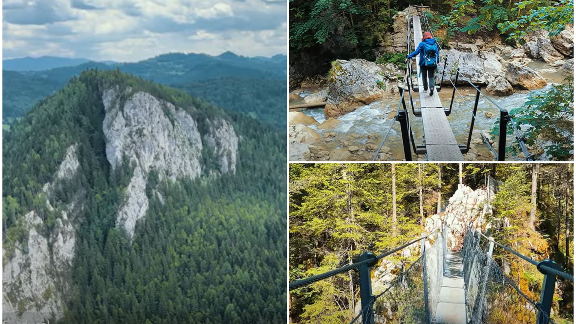 Cum arată cel mai spectaculos pod suspendat din România? Traseul de 12 km cu peisaje de vis