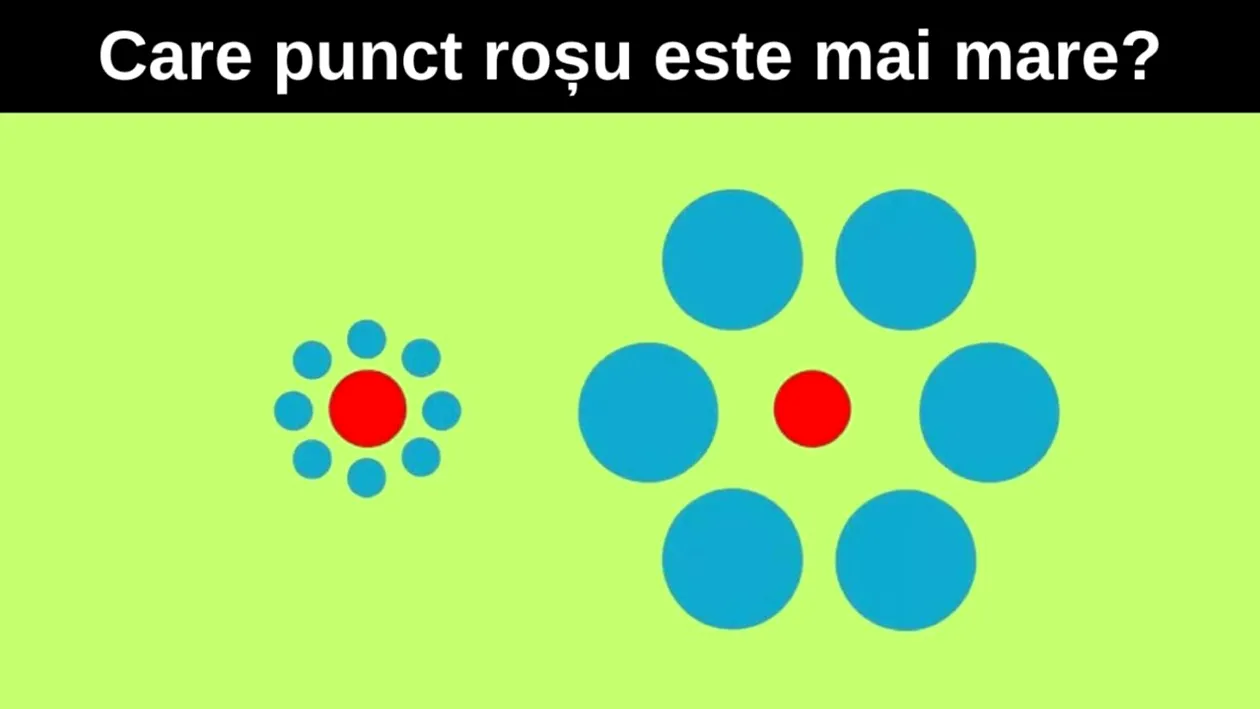 Test IQ | Care punct roșu este mai mare? Cei mai inteligenți răspund în doar 5 secunde