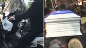 Ilie Năstase a venit pe scuter la înmormântarea Ionelei Prodan! L-a parcat printre morminte