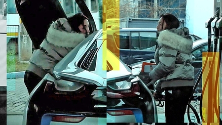 Are BMW de 100.000 € și alimentează cu carburant de 200 de lei! Larisa Iordache o „arde” românește!