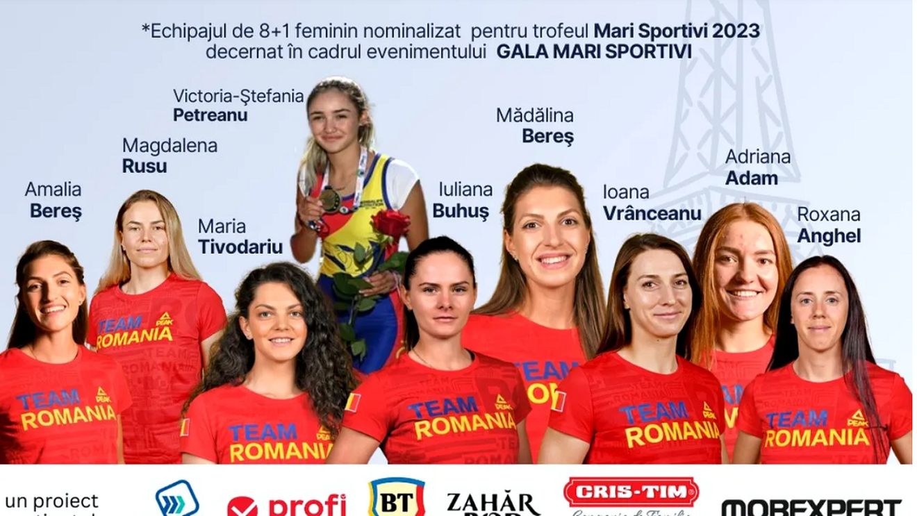 Gala Mari Sportivi ProSport 2023! Echipajul din proba de opt plus unu, cel în care ne punem speranța la JO de la Paris