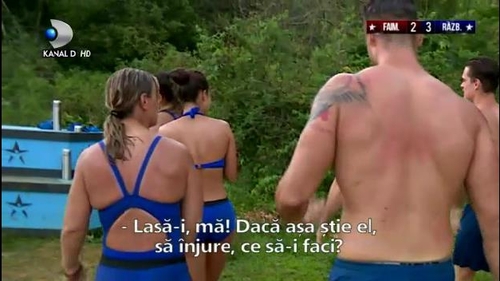 Exatlon 21 ianuarie 2019. Concurenții și-au aruncat vorbe ca la ușa cortului: “Aşa ştie el, să înjure”