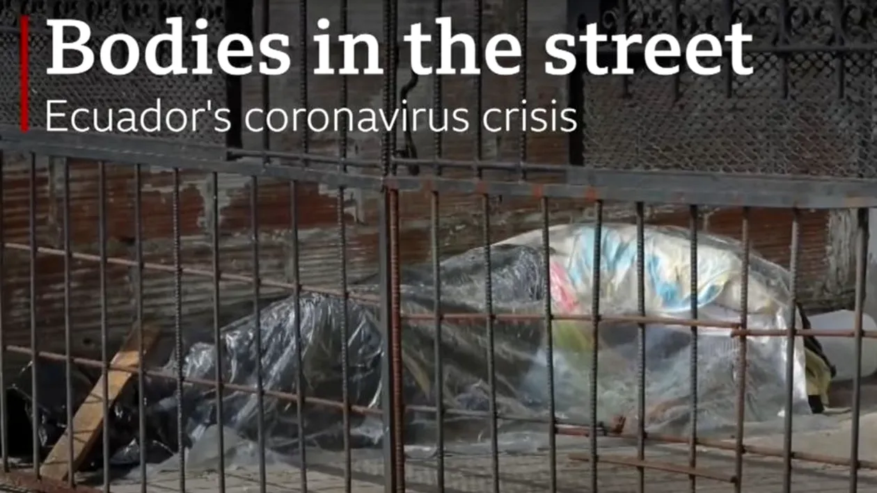 Orașul cu peste două milioane de locuitori unde morții uciși de coronavirus dispar. Cadavrele zac pe străzi și pe podelele spitalelor. VIDEO