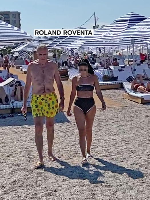 Roland Rovența, alături de noua "achiziție"