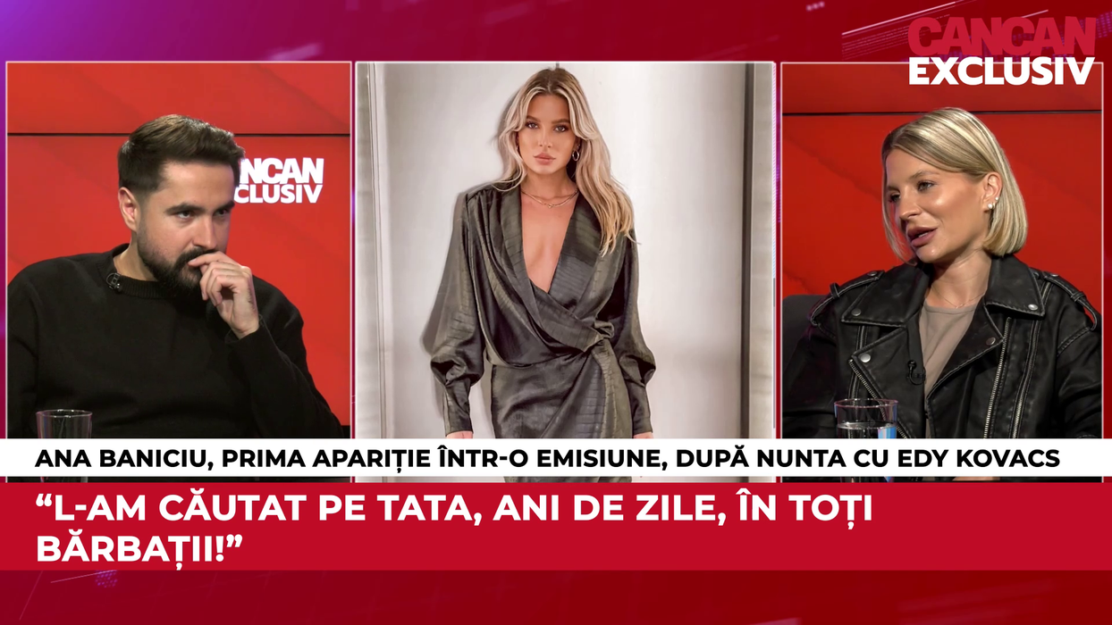 Ana Baniciu-Kovacs a făcut mărturisiri de suflet, în cadrul emisiunii CANCAN EXCLUSIV (Foto: captură video)