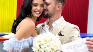 Singura tradiție de nuntă pe care Oana Moșneagu și Vlad Gherman au încălcat-o. Nu s-au putut abține!