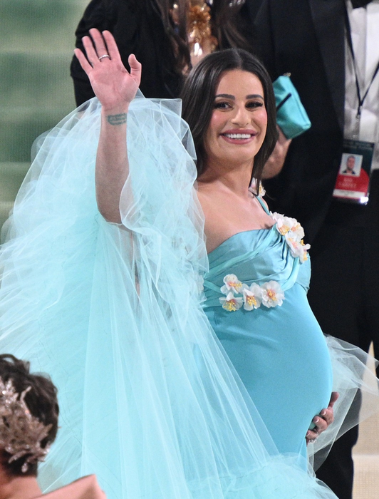 The 2024 Met Gala Celebrating "Sleeping Beauties: Reawakening Fashion" at The Metropolitan Museum of Art on May 06, 2024 in New York City.

Pictured: Lea Michele,Image: 871021092, License: Rights-managed, Restrictions: -ALLCOUNTRY, Model Release: no, Pictured: Lea Michele