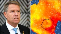 Avertizările meteo au ajuns subiect pentru Klaus Iohannis. Reacție neașteptată a președintelui