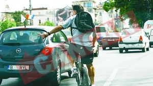 Craciunescu face slalom prin centrul Capitalei