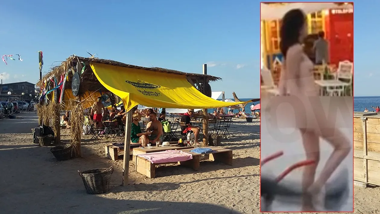 A dansat goală pușcă pe o terasă din Vama Veche. Care a fost reacția bărbaților prezenți