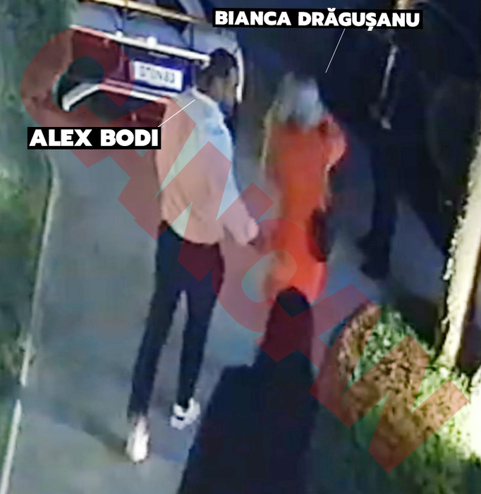 Bianca și Alex se îndreaptă către parcarea localului