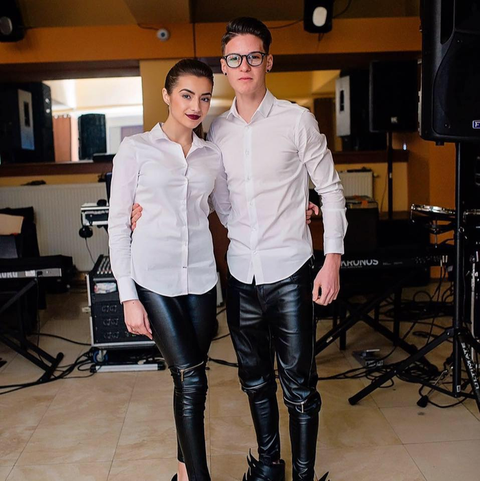 Alexandra Ionela Grigoriță, alături de Dennis Man
