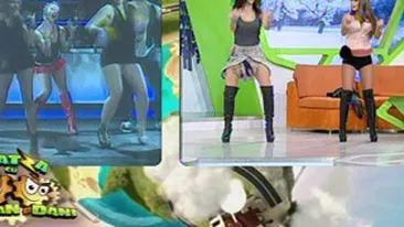 Roxana Vancea si Andreea D. te invata sa dansezi pe Ai se eu te pego! VIDEO INTERZIS MINORILOR!