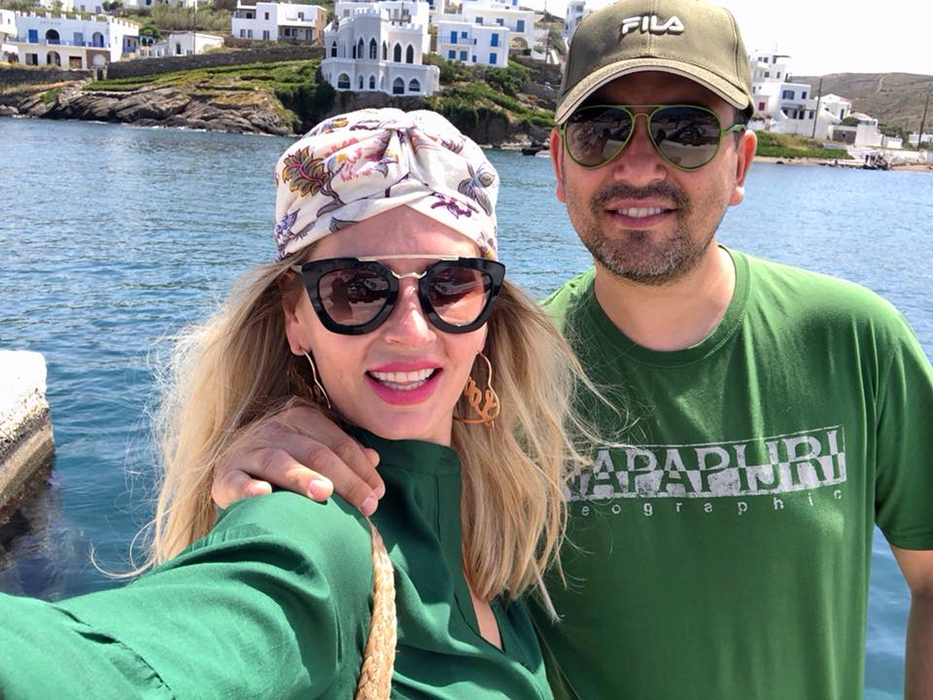 Andreea Bănică a plecat în vacanță cu soțul, în Grecia