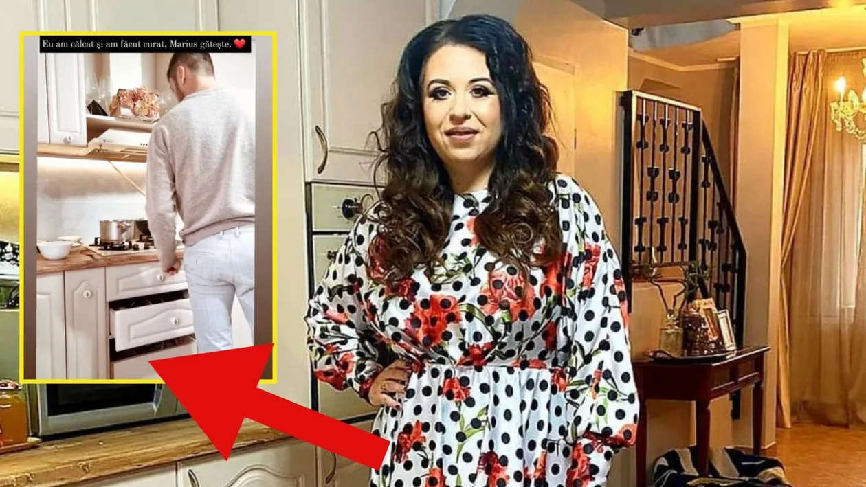 Oana Roman, ce ruşine! Detaliul care i-a scăpat pe internet, după ce a postat o poză cu Marius Elisei, din bucătăria lor