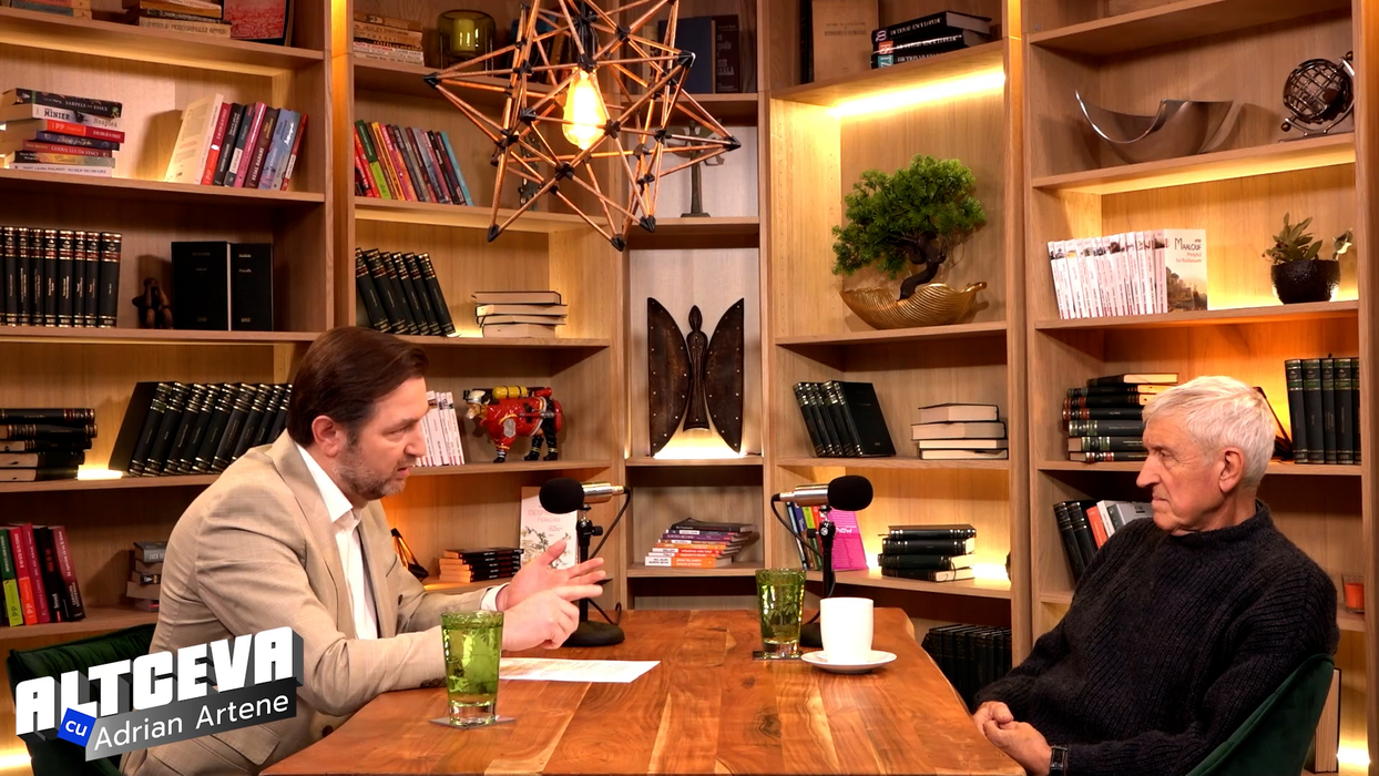 Podcastul poate fi urmărit integral pe canalul de YouTube ”ALTCEVA cu Adrian Artene” / (Sursa: Captură video)