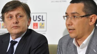 Crin Antonescu a preluat oficial functia de presedinte interimar al Romaniei. Premierul Ponta l-a vizitat la Cotroceni