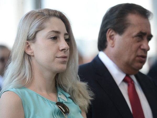 Ioan Niculae, alături de fiica sa, Adina