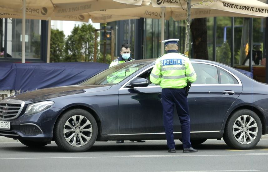 Moroșanu, oprit de un echipaj de Poliție