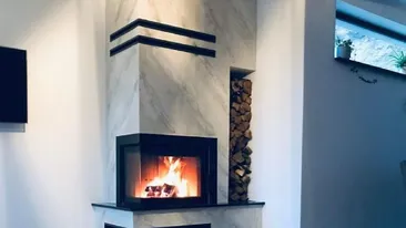 (P) Bucură-te de magia unui șemineu încântător direct în intimitatea sufrageriei de la bloc