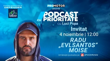 Apare „Podcast cu Prioritate” #56 by ProMotor cu Radu „EvLSant0s” Moise – maestrul drifturilor