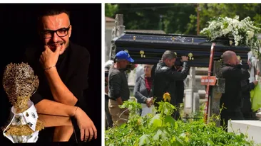 Apariție bizară în cimitir, cu doar câteva minute înainte ca sicriul lui Răzvan Ciobanu să ajungă la groapă