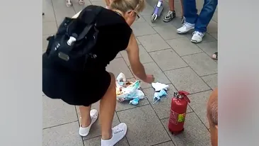 Manipulare înaintea mitingului anti-mască de protecție în școli! ”Cum să mă invitați? Eu urlu ca nebuna să purtați!”