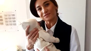 Claudia Pătrășcanu le-a făcut tuturor cunoștință cu bebelușul!