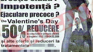 Problemele sexuale, tratate la oferta de Ziua Indragostitilor