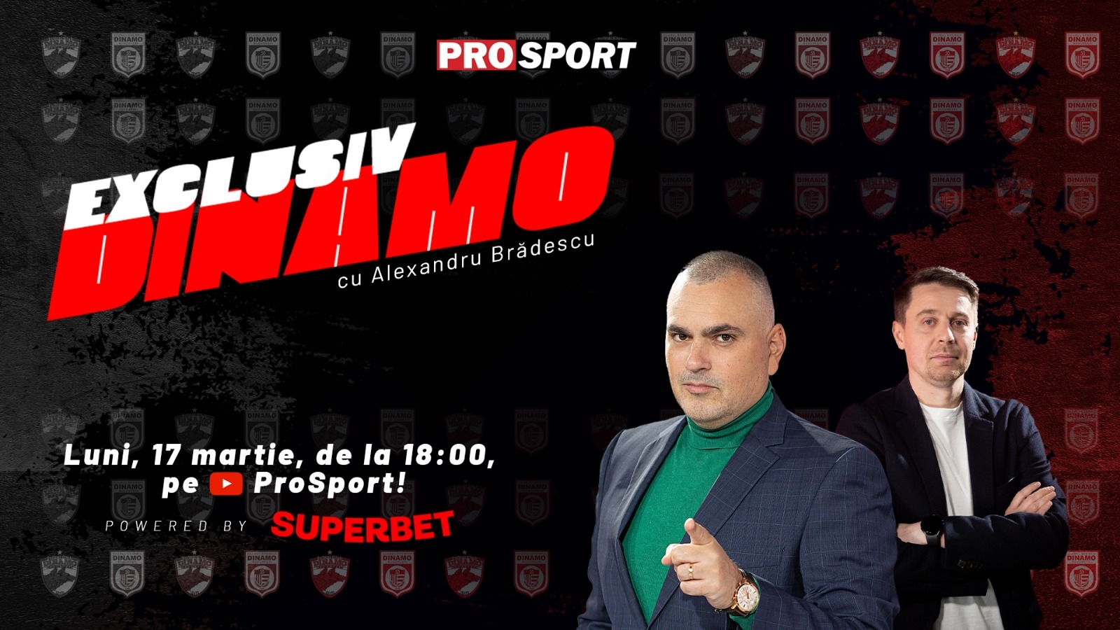 „EXCLUSIV DINAMO”, de la ora 18.00! Veste importantă pentru viitorul european al lui Dinamo. Comentăm LIVE din studio