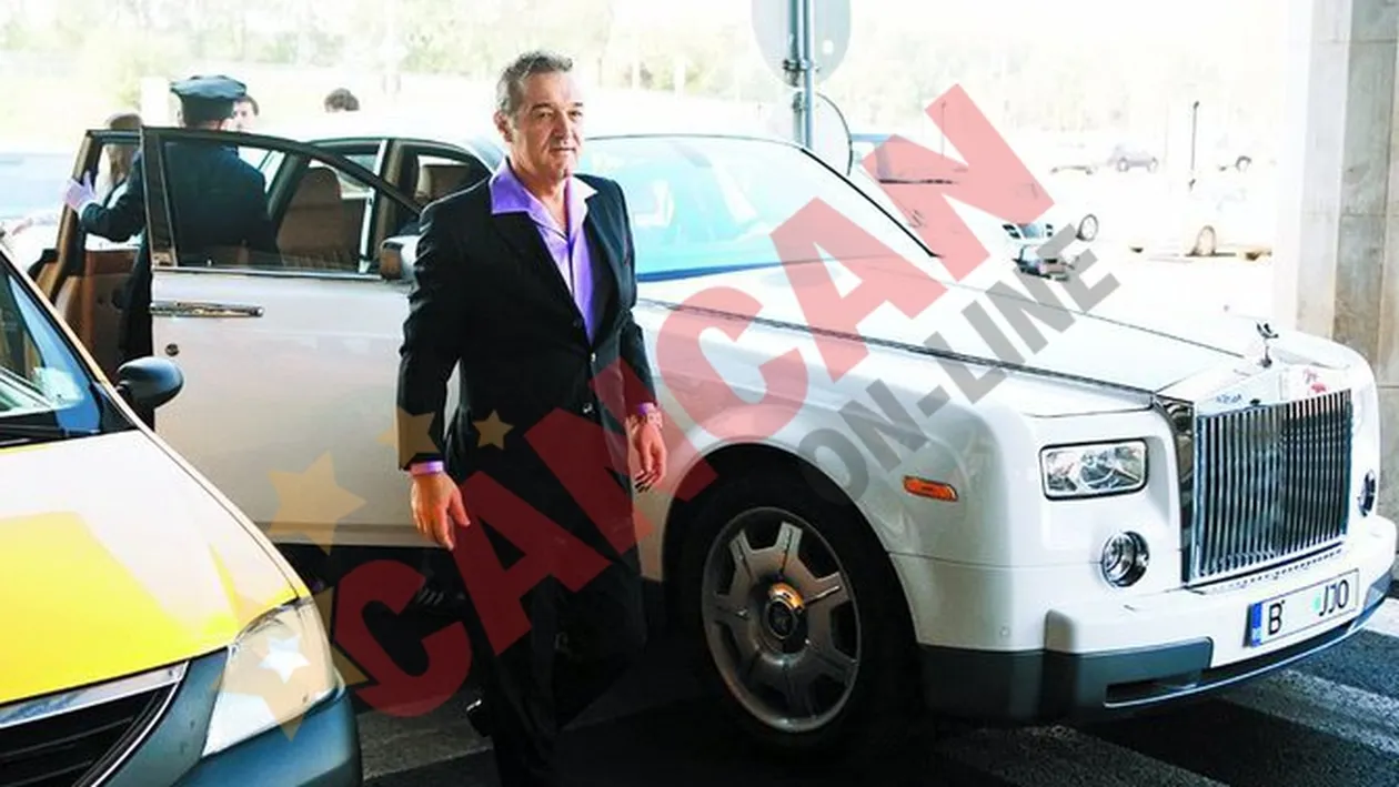 Un barosan rural si-a facut mendrele in Rolls-ul lui Gigi Becali