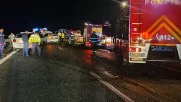 Grav accident de circulație pe A1, la km 99 | VIDEO