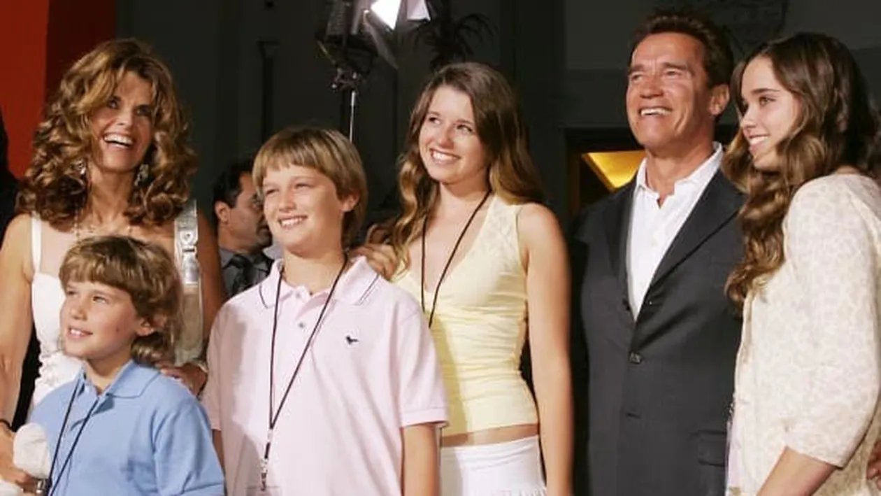 Aceste imagini au făcut înconjurul planetei! Copiii lui ARNOLD SCHWARZENEGGER îi seamănă leit celebrului actor