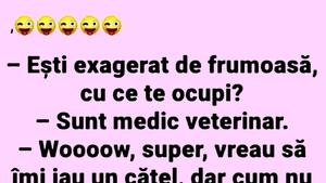 BANCUL ZILEI | "Ești exagerat de frumoasă, cu ce te ocupi?"