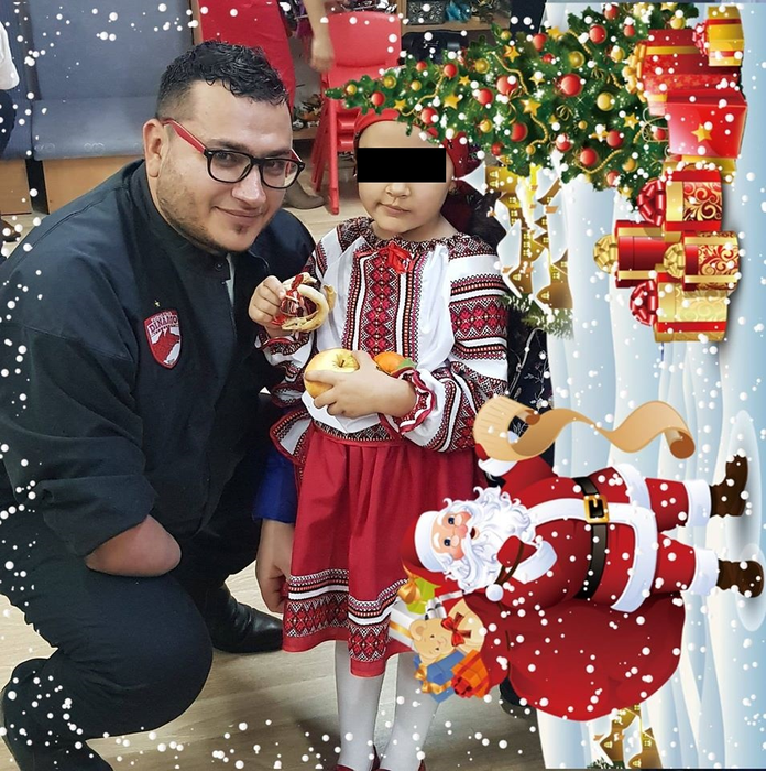 A fost identificat angajatul Glovo fără mâini care a impresionat o țară întreagă! Florin Buricea are o poveste de viață terifiantă