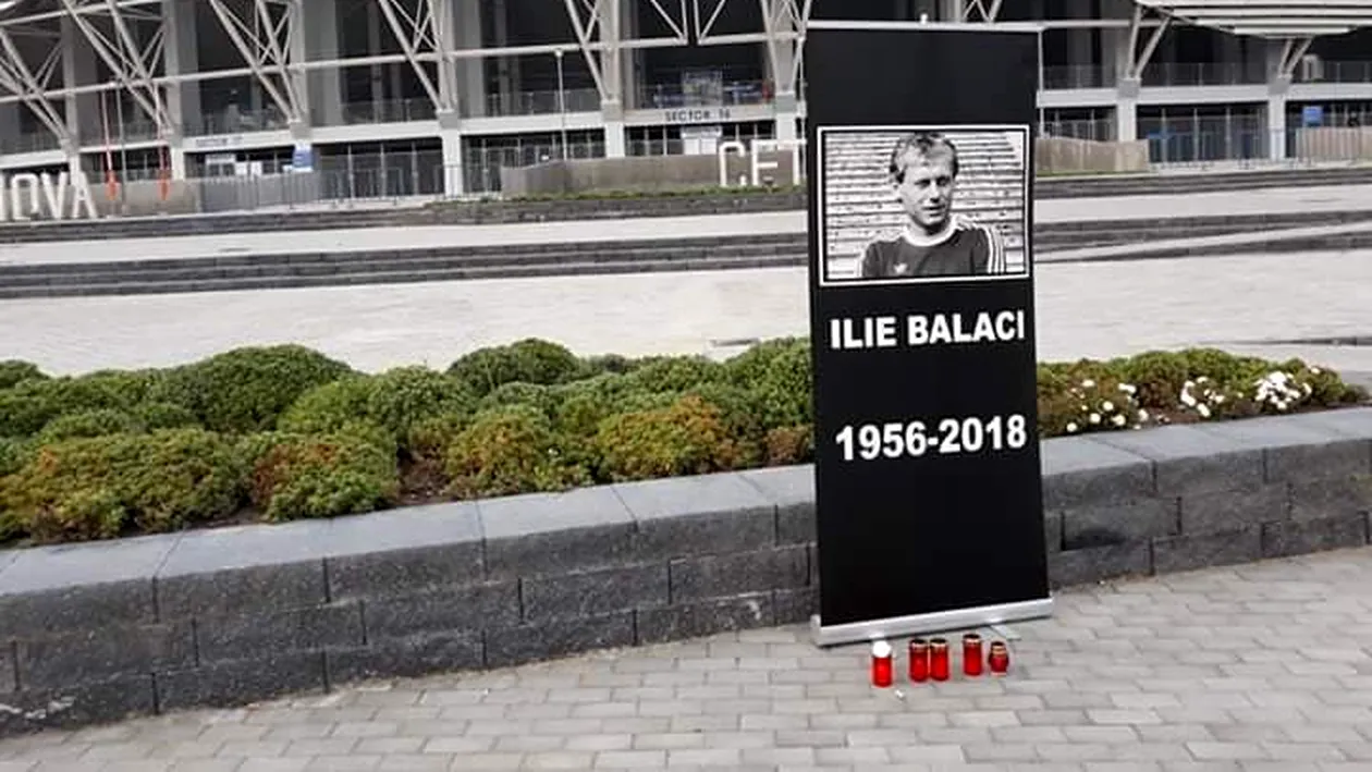 Ce a apărut în seara aceasta la stadionul ”Ion Oblemenco” din Craiova, după moartea lui Ilie Balaci