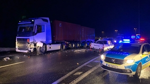 Accident cu multiple victime pe A3, zona Ștefăneștii de Jos. Au fost solicitate patru ambulanțe | FOTO + VIDEO