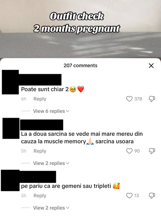 Cât de mare e burtica lui Haziran, deși e însărcinată în 2 luni: „Da, știu”. Care este motivul
