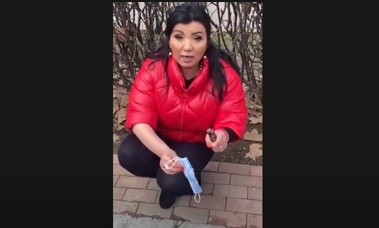 Adriana Bahmuțeanu a fost o contestatară vehementă a purtării măștii de protecție