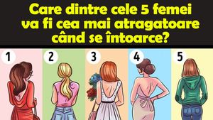 TEST IQ | Care dintre cele 5 femei va fi cea mai atrăgătoare când se întoarce?