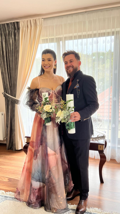 Ileana Sterp și soțul ei. Sursă foto: Instagram