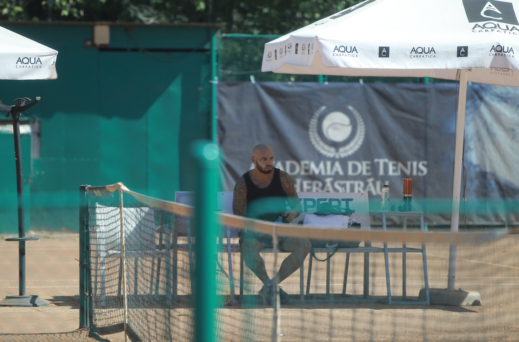 Giani Kiriță s-a ”încins” la tenis cu Vincenzo, nepotul lui Joshua Castellano