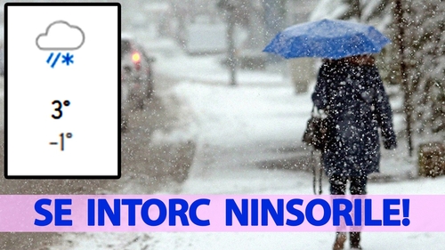 Prognoza Accuweather actualizată | Pe ce dată exactă se întorc ninsorile în România