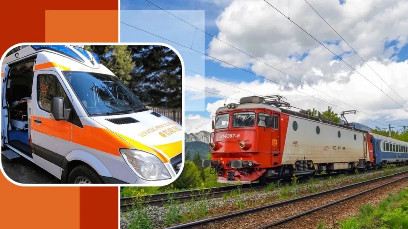 Accident de tren mortal în Voluntari! Doi soți și-au pierdut viața din cauza neatenției